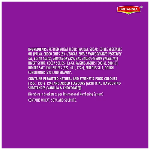 Tiger Krunch Choco Chips Biscuits  , 60G 108Pk