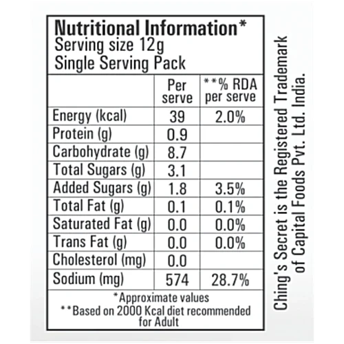 Ching's Secret MixVeg Soup 12 g Pouch