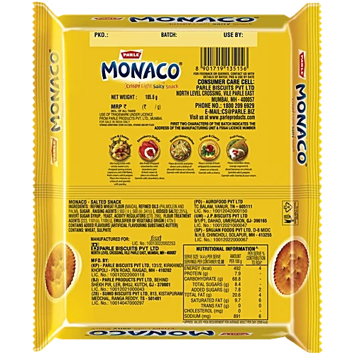 Monaco 185.6gm Mrp-35