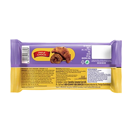 Croissant Triple Chocochip 20Pk