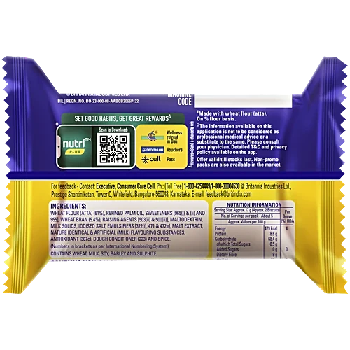 Nutri Choice Digestive Zero 91.7G 72Pk