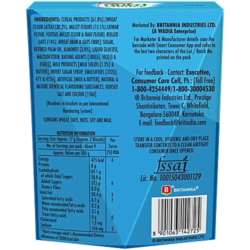 Nutrichoice Oats 100 Atta 48Pk