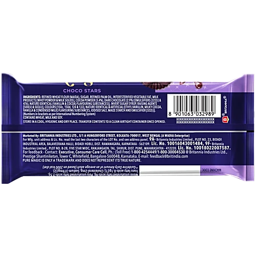 PURE MAGIC CHOCO STAR 68.9G 60PK MRP-30/-