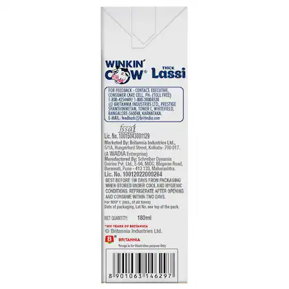 Winkin Cow Mango Lassi 180Ml 30Pk